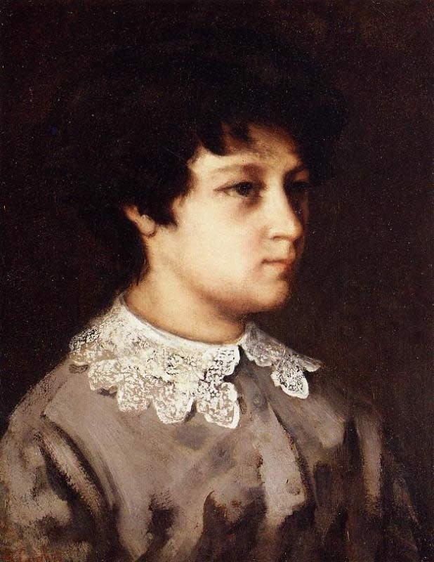 Gustave Courbet Portrait of a Young Girl from Salins
